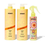 super-sized frizz fighters set | anti-frizz shampoo, conditioner + treatment