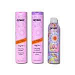 iconic volume wash + style set | big hit volumizing shampoo + conditioner + rising star volumizing spray